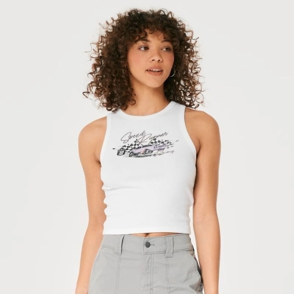 Hollister Polyester Slim Blend Tank Tops for Women
